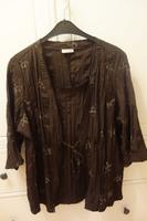 BLUSE BRAUN MIT MUSTER ** GR.44 ** SEHR GUTER ZUSTAND ** Niedersachsen - Dannenberg (Elbe) Vorschau