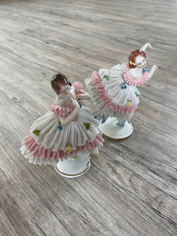 AK Kaiser Porzellan Ballerina Figur set antik Vitrine in Bad Dürkheim