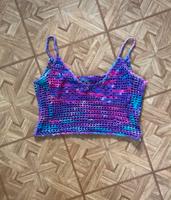 Top, Shirt, Croptop, Ibiza, Goa, Hippie, Techno, Vintage Bayern - Maroldsweisach Vorschau