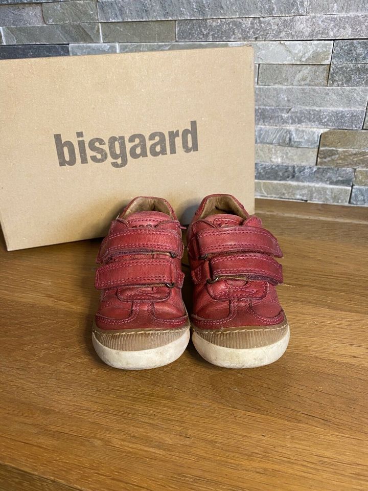 * Top * Bisgaard Sneaker Turnschuhe rot Jungen Mädchen Leder in Düsseldorf