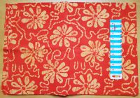 Stoff Batik Patchwork 1m Orange Blumen Leipzig - Dölitz-Dösen Vorschau