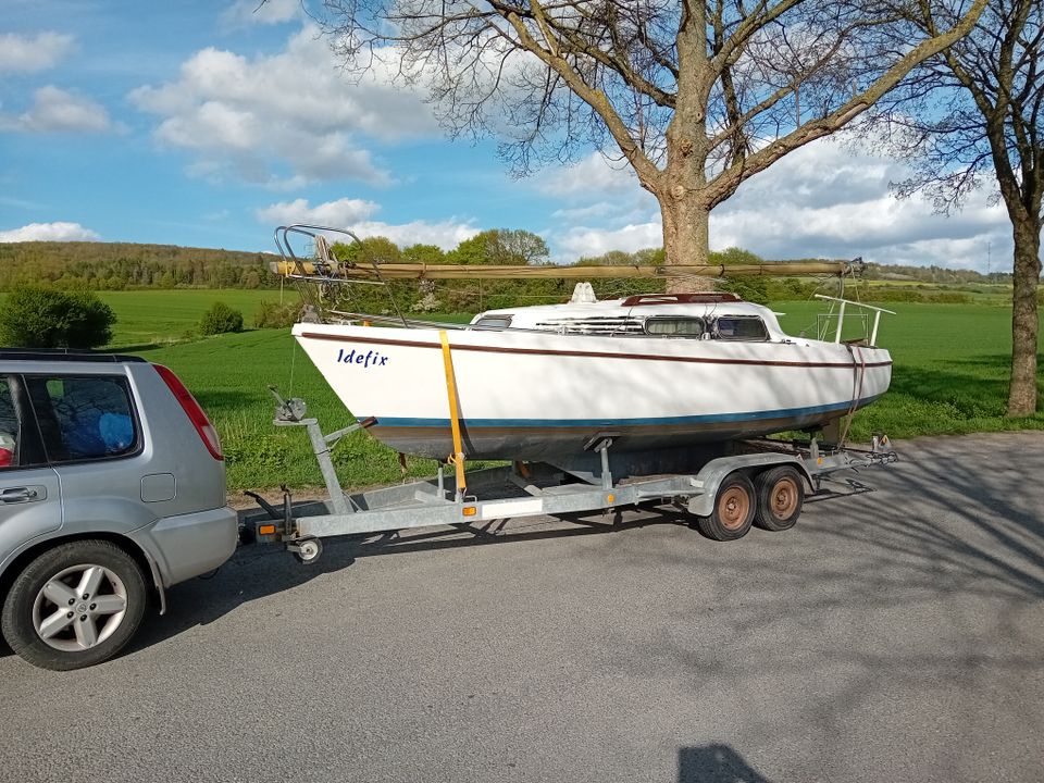 Segelboot Neptun 22 KS Trailer TÜV 04-2025 Elektro Motor in Alfeld (Leine)