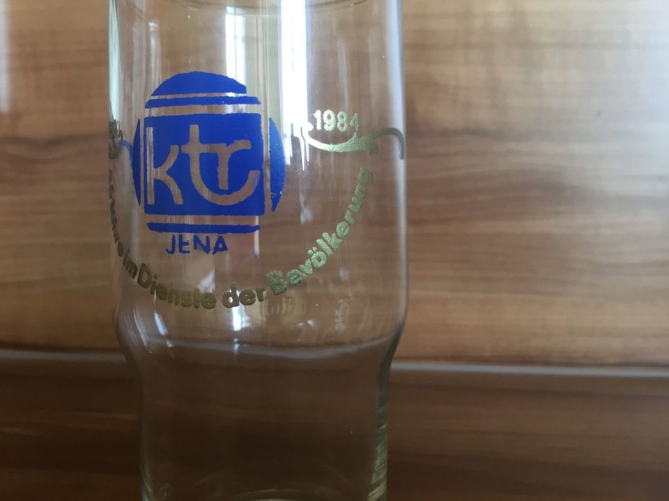 Superfest Glas ktr Jena 1984 DDR vintage Sammelglas in Jena