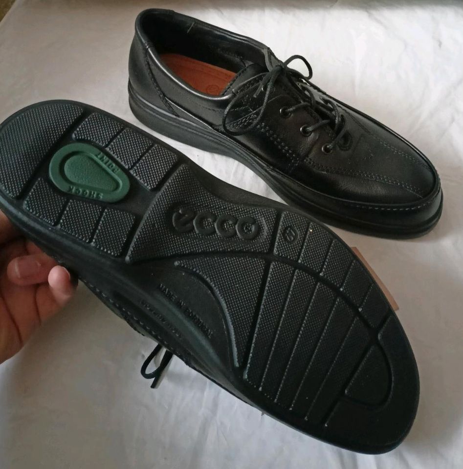 Ecco soft Gr 42 Lederschuh Halbschuh Herrenschuh Schuhe N24 in Hamburg