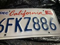 USA  California Nummernschild Hessen - Langen (Hessen) Vorschau