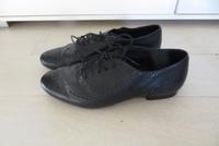 Schnürschuhe Leder Gr. 37 schwarz Schuhe Hessen - Bad Soden-Salmünster Vorschau