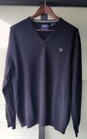 GANT Pullover V-Neck, 3XL, navy, Lammwolle Bayern - Erding Vorschau