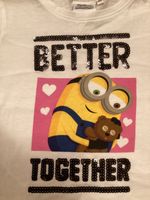 MINIONS T-Shirt für Mädchen Gr. 98 weiß Baden-Württemberg - Eningen Vorschau