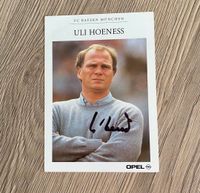 ULI HOENESS AUTOGRAMMKARTE FC BAYERN MÜNCHEN BUNDESLIGA FUSSBALL Bayern - Unterhaching Vorschau