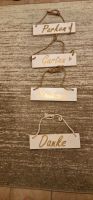 4x Hochzeitsschilder Hochzeit Vintage Deko Hinweis Holz Bayern - Kranzberg Vorschau