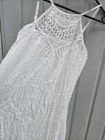 Zara traum knittet Häkelkleid Sommerkleid S 36 weiß Nordrhein-Westfalen - Meerbusch Vorschau