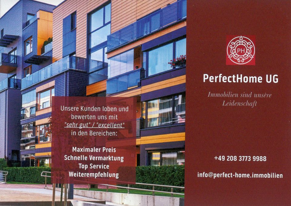 NUR Kapitalanlage ca 5,08% p.a./Bruttorendite: 3 Zi.-Wohnung mit Balkon, Garten und Pkw-Stellplatz in Essen