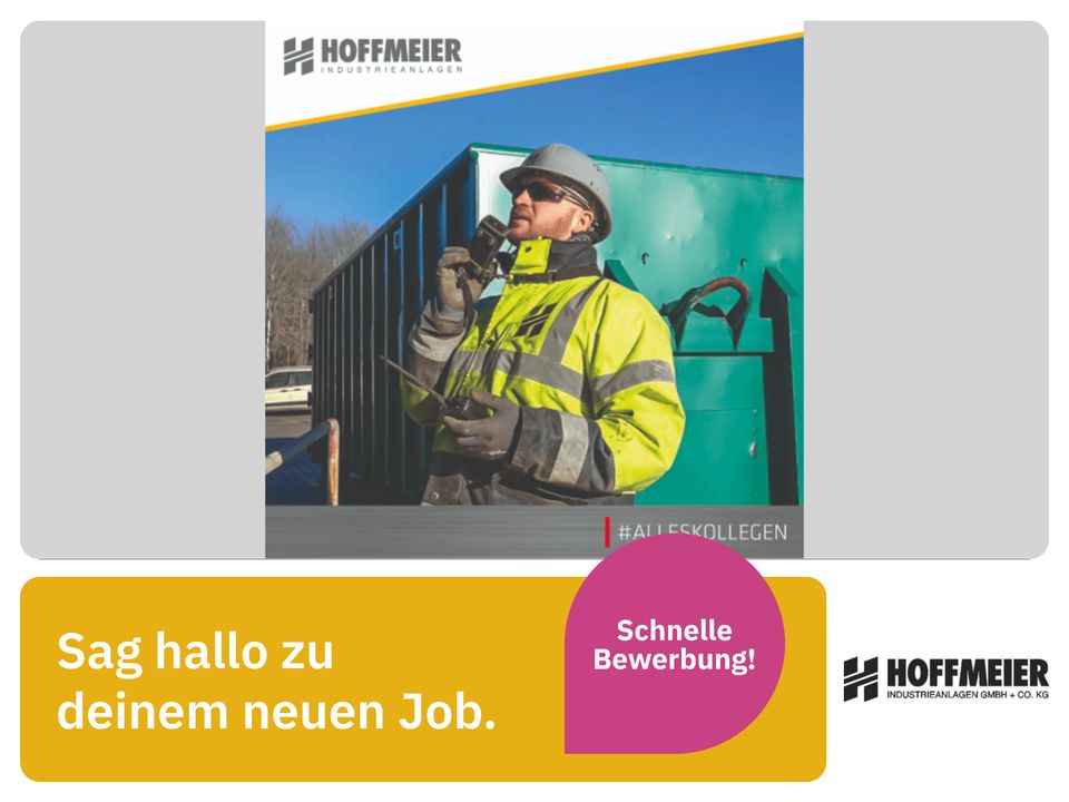 Richtmeister / Bauleiter (m/w/d) (Hoffmeier Industrieanlagen ) in Bauleitung Bauarbeiten Bauarbeiter Baustellenleiter in Berlin