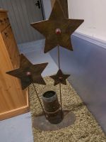 Weihnachtsdeko 90 cm hoch aus Metall, 3 Sterne Saarland - Großrosseln Vorschau