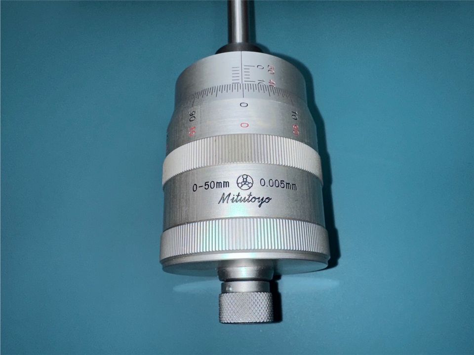 Mitutoyo 0-50 mm Einbau-Meßschraube Einbau-Mikrometer Mikroskop in Remscheid