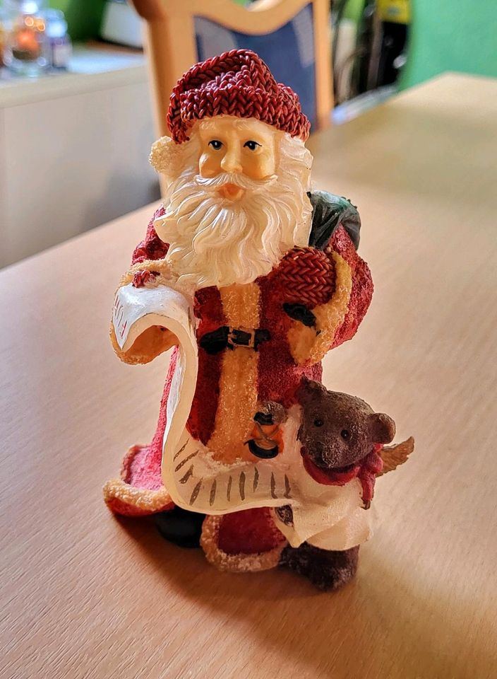 3 EDLE WEIHNACHTLICHE FIGUREN BÄRCHEN NIKOLAUS + SANDMANN ERBE in Bochum