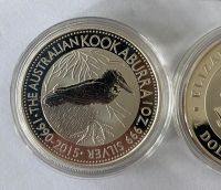 1 Unze Silber 999, Australien Kookaburra 2015, Jubiläum 25 Jahre Hessen - Eschborn Vorschau