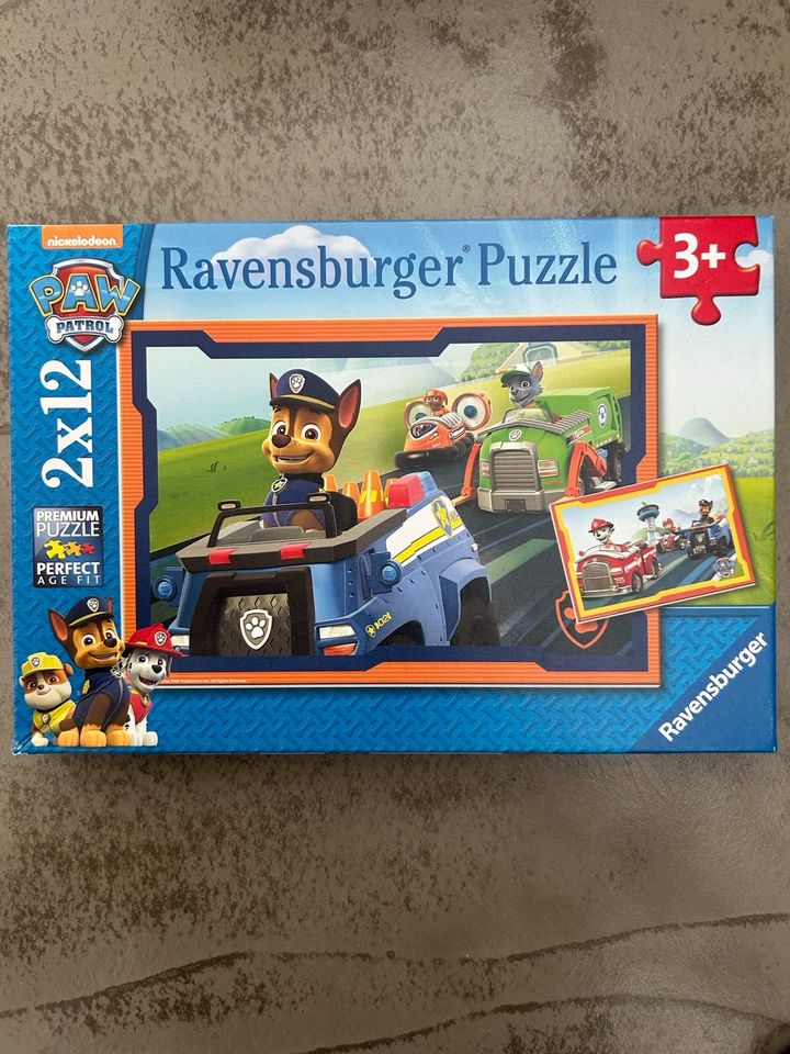 5x Ravensburger Puzzle Feuerwehr Baustelle Dinos Paw Patrol in Bornheim Pfalz