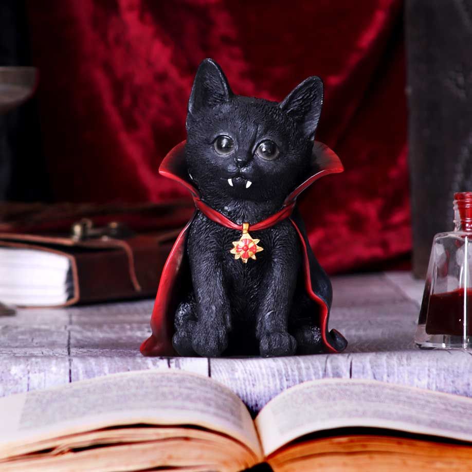 Count Catula Katzen Vampir Figur Hexerei Gothik Esoterik Dracula in Schönebeck (Elbe)