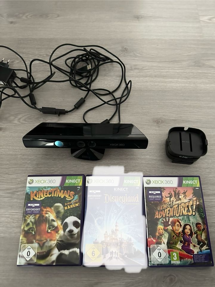 X-Box 360 Kinect Set mit 3 Spiele in Oer-Erkenschwick