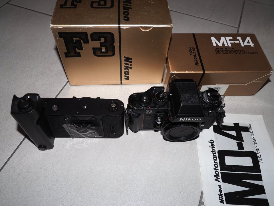 Nikon F3 Hp mit OVP+MD4  guter Zustand in Wiesbaden