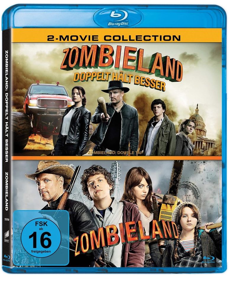 Zombieland 1&2 | Blu-ray Steelbook | DE | OOP | Neuwertig in Neuss