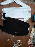 Longsleeves / Langarmshirt Gr. S weiß und schwarz, Amisu, Stk 3€ Niedersachsen - Neuenhaus Vorschau