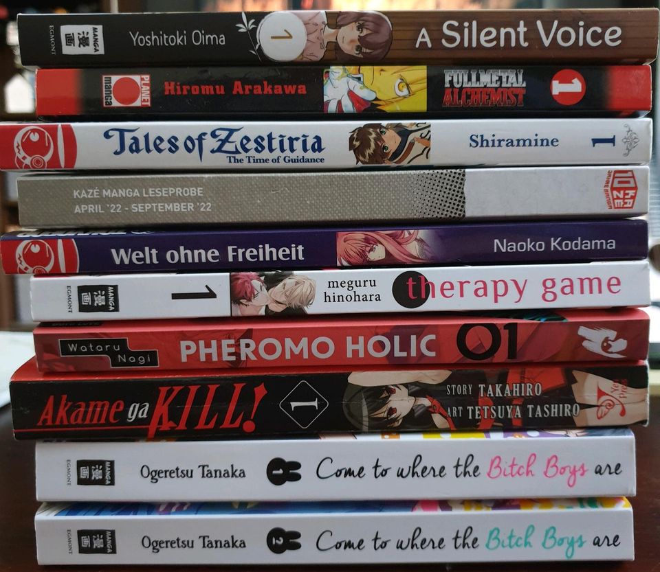 Diverse Mangas, Tales of Zestiria, Pheromoholic und andere in Herne