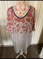 Ulla Popken Tshirt gestreift floral blau orange weiß Gr 54/56 Nordrhein-Westfalen - Herne Vorschau