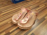 Birkenstock Gizeh Rosé Metallic Pünktchen Muster Gr.36 Sandale Nordrhein-Westfalen - Hagen Vorschau