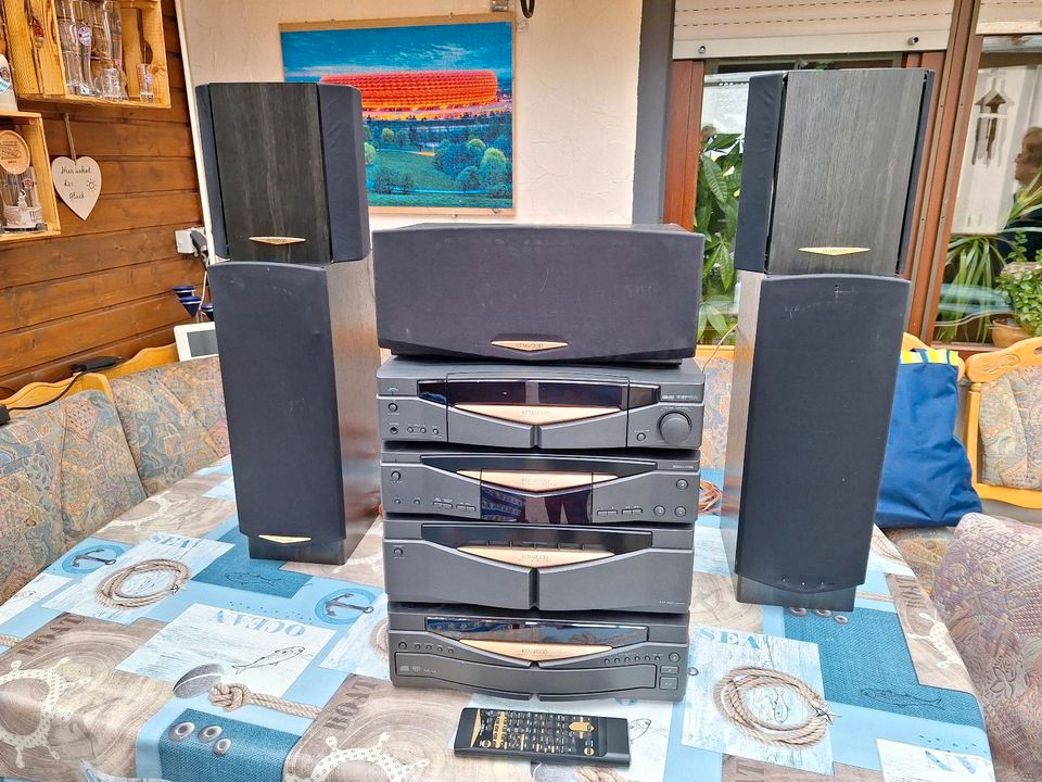 Kenwood HiFi 5.1 Dolby Surround System mit 5fach CD Wechsler in Rennerod