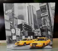 Bild Wandbild Städtemotiv New York Manhatten Gelbe Taxis Leinwand Bayern - Oberau Vorschau