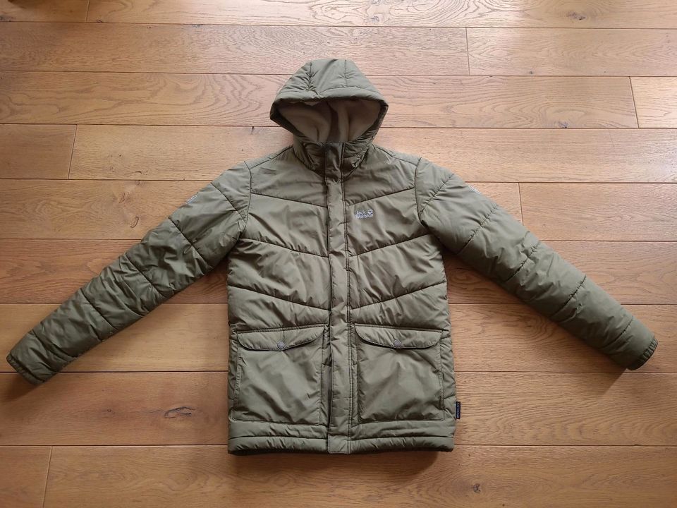 Grüne/Olivgrün warme Winterjacke von Jack Wolfski in Rheine