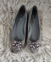 Graceland Deichmann Ballerinas grau Strass 36 neu Bayern - Bayreuth Vorschau