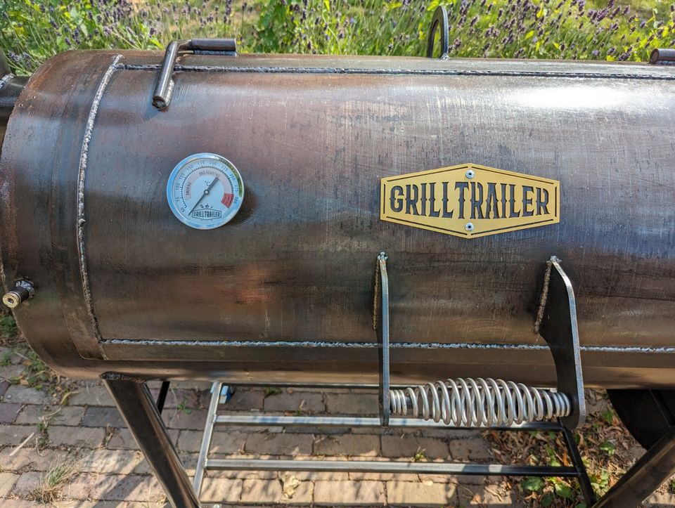 20-Zoll GRILLTRAILER Smoker, 5 mm Stahlstärke, American BBQ in Dedeleben