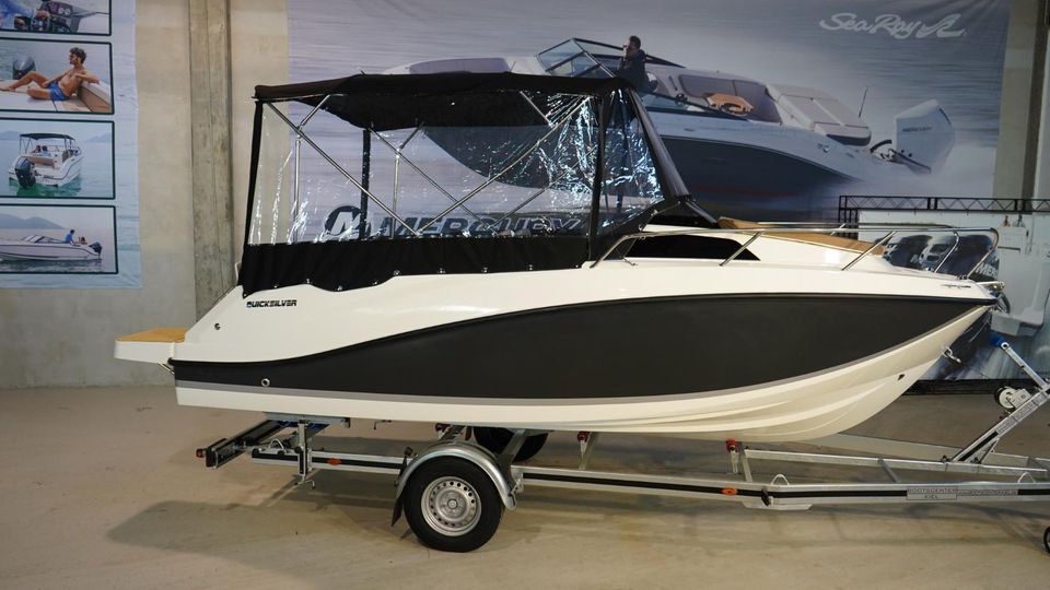 Quicksilver Activ 555 Cabin + 80PS #Lagerboot #016 in Kiel