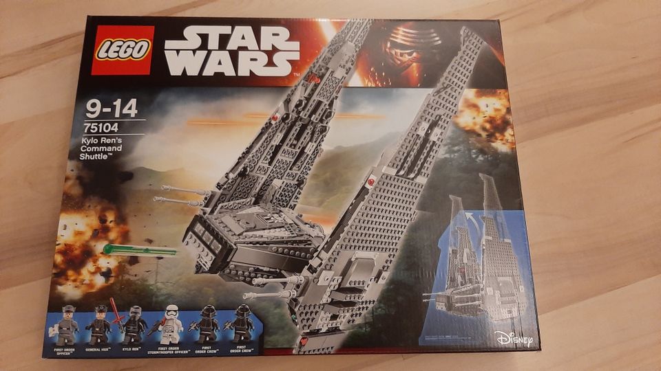 LEGO Star Wars 75104 Kylo Ren's Command Shuttle NEU & OVP in Wartenberg