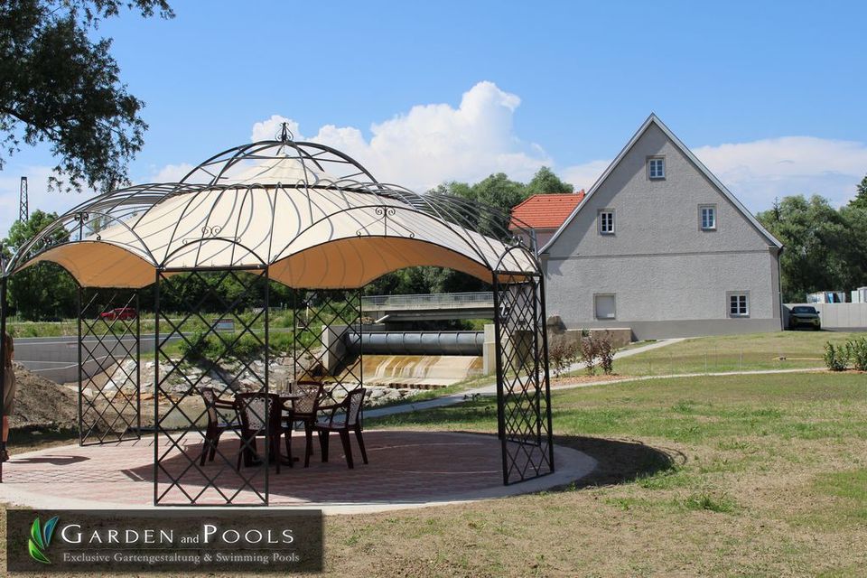 Gazebo Gartenpavillion Pavillon ROMA Rankpavillon auch nach Maß in Görlitz