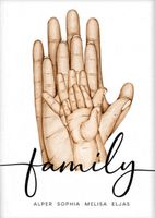 Poster Family Hand Motiv Neu Hannover - Ahlem-Badenstedt-Davenstedt Vorschau