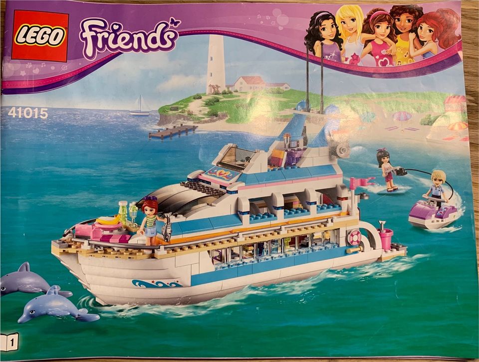 Lego Friends Yacht Set 41015 komplett in Monheim am Rhein