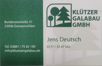 Mitarbeiter Garten- u. Landschaftsbau / Handwerker / Tiefbau Mecklenburg-Vorpommern - Klütz Vorschau