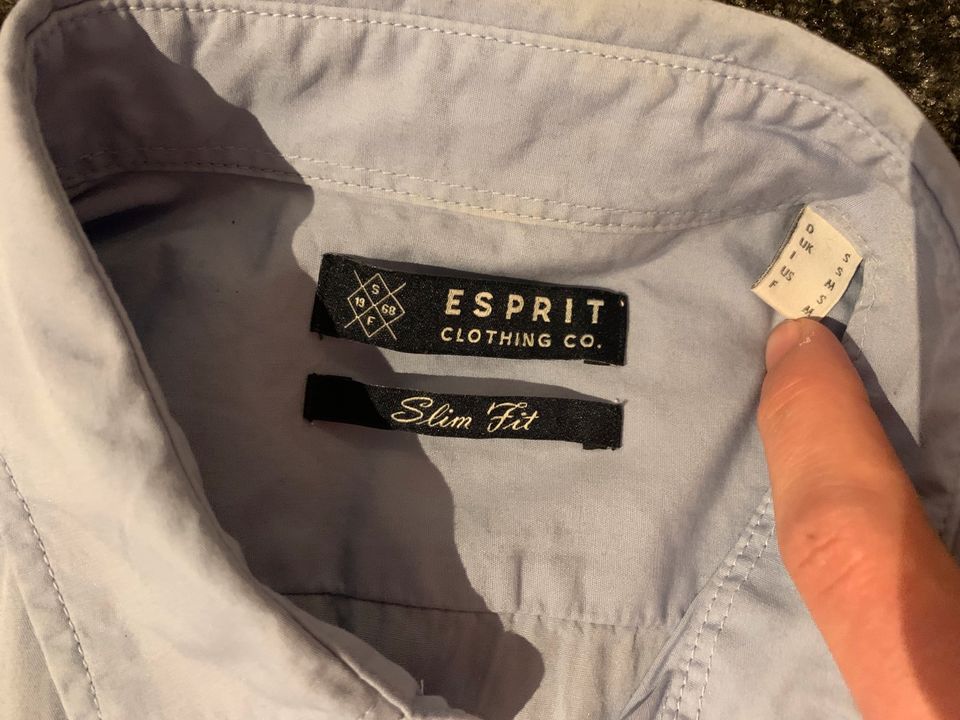 Esprit Hemd in blau, Größe s in Essen