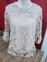 Zara spitzenshirt dreiviertel arm Gr. L grau Bayern - Mantel Vorschau