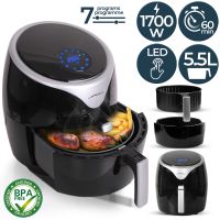 Airfryer XXL Heißluftfritteuse 5.5L Fritteuse Mini Backofen 1700W Hessen - Hainburg Vorschau