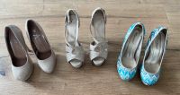 Plateau High Heels in beige Stuttgart - Plieningen Vorschau