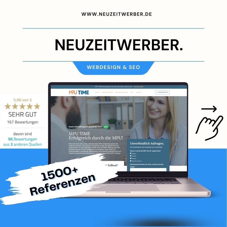 Webseite erstellen professionell & preiswert + Google SEO 2024 | Webdesign | Website | Homepage erstellen | WordPress | Programmierer | UX / UI | Web Agentur in Waiblingen