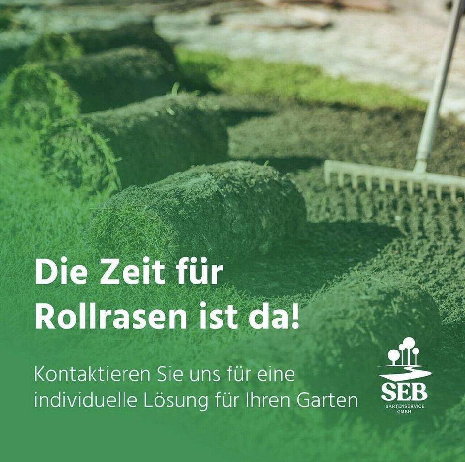 Rollrasen Gärtner Gartenarbeit in Essen