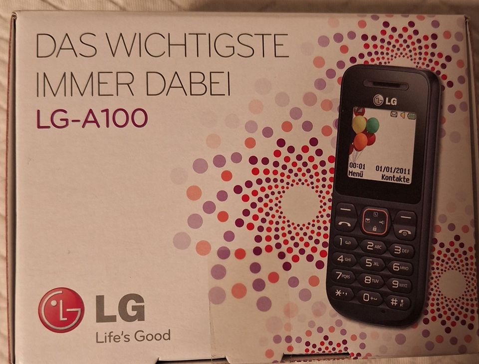 LG A 100 Handy komplett mit Zubehör neu OVP unbenutzt in Neufahrn