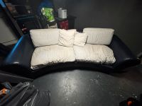 Big Sofa Dunkel Blau Echtleder. 3m x 1,5m Nordrhein-Westfalen - Herford Vorschau