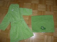 Bademantel mit Kapuze grün flauschig Baby Handtuch Frosch Bayern - Untermerzbach Vorschau